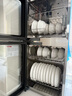 美的（Midea）家用台式小型消毒柜 高温立式二星级94L 大容量四层碗柜餐具碗筷烘干收纳柜 100R05 实拍图