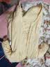 童泰婴儿连体衣秋冬季纯棉夹棉宝宝衣服新生儿棉哈衣爬服蓝色73cm 实拍图