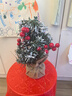 绮兰朵小型圣诞树家用迷你桌面摆件2025新款拍摄道具圣诞节布置上装饰品 A30-雪花松果树-带灯 实拍图