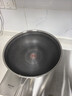 苏泊尔（SUPOR）炒锅 99.9%抗菌不锈钢炒菜锅32cm蜂窝平底煎炒锅电磁炉燃气灶通用 实拍图
