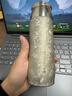 飞剑（feijian）纯钛保温杯高档焖茶杯茶水分离养生泡茶水杯商务办公礼品钛杯定制 皓月银390ml 实拍图