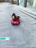 酷太阳玛莎拉蒂授权儿童电动车四轮遥控可坐人宝宝小孩四驱摇摆玩具汽车 烤漆酒红【发泡软轮+四驱+皮座椅+摇摆+高配功能】 实拍图