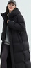鸭鸭（YAYA）王一博同款冰壳羽绒服女长款过膝冬季新款时尚情侣男女泡芙外套HY 青光黑色（冰壳3.0男女同款） S (165) 实拍图
