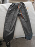 玺物休闲裤子男秋冬季百搭宽松长裤运动上班工作耐磨工装长裤大码衣服 黑色+深灰 XL -建议110-130斤左右 实拍图