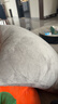 京东京造棉花糖抱枕 超柔棉棉绒沙发床头客厅办公室腰靠枕垫 蓝色45x45cm 实拍图