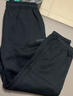 乔丹加绒运动裤男士休闲裤子男秋冬季保暖透气长裤男束脚直筒卫裤男 黑色 加绒束口-309B-店长推荐 2XL 实拍图