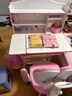 忆瞳儿童学习桌小学生家用写字书桌小孩写作业专用桌子可升降桌椅套装 创想家Pro粉+天幕书架+追背椅 实拍图