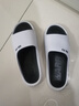 回力运动厚底拖鞋男室内户外穿静音速干防滑凉拖鞋HL3A57白黑46-47码 实拍图