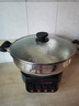 奥克斯（AUX）电炒锅一体多功能锅0涂层电火锅加深大容量大功率家用304不锈钢食品级电煮锅电蒸锅电热锅2-4-10人 标准款-32cm单笼【推荐5-6人】15L 实拍图
