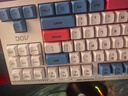 AOCGK168键盘 87键 机械手感 轻音按键 有线键盘鼠标套装19键无冲电脑办公笔记本 87键【晴空蓝】 实拍图