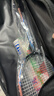 YONEX尤尼克斯羽毛球拍对拍全碳素弓箭套装ARC5I蓝粉附手胶尼龙球拍包 实拍图