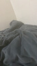 猫人牛奶绒被套单人150x200x230cm单件冬季保暖被单加厚毛绒四件套 深灰 【双面绒加倍保暖】 单被套：200x230cm 实拍图