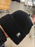 黛米安妮莎帽子男秋冬季男士针织帽户外骑行包头帽防寒防风加绒帽子女雷锋帽 黑色 【加绒-加厚】 实拍图