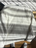 拇指白小T【可机洗拒水鹅绒T】秋冬男女羽绒保暖T恤上衣打底衫 男皓白 XL 实拍图