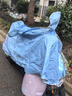 雨航（YUHANG）骑行雨衣雨披单人电动电瓶车可视一体便携成人雨披 蓝色 实拍图
