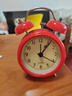 码仕 闹钟儿童卡通夜光大音量学生床头钟机械打铃懒人专用起床神器床头钟开学必备红色开学季 实拍图