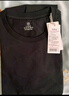 京东京造长袖t恤男5A抑菌新疆棉圆领衣服男装打底衫 黑色 L 实拍图