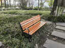 启励 公园椅户外长椅子休闲凳子庭院广场园林小区景区花园椅凳长条凳 塑木 带靠背 1.5米【高品质】 实拍图
