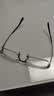 普莱斯（pulais）近视眼镜框可配度数纯钛金属高端商务半框超轻8g眼镜配1.56高清片 实拍图