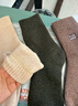 猫人3双装35%羊毛袜子男士袜子男冬季加厚保暖袜男毛圈袜睡眠袜男 实拍图