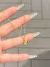 中国黄金（CHINA GOLD）梦幻独角兽黄金吊坠女款足金项链生肖马情人节生日礼物送女友老婆 【今/次日达】独角兽吊坠【赠银镀金链】约1g 实拍图