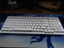RK98机械键盘无线2.4G有线蓝牙三模键盘笔记本家用办公台式机游戏键盘100键98配列RGB背光白色红轴 实拍图
