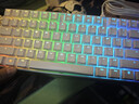 CHERRY樱桃MX 3.0S TKL机械键盘有线游戏电竞键盘 办公电脑键盘 铝合金外壳 侧刻键帽无钢板结构87 白色 RGB 红轴 实拍图