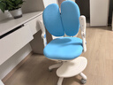 读书郎儿童学习椅中小学生写作业写字椅子家用可升降椅调节背座椅 升降脚踏+动态追背+双背旋转蓝 实拍图