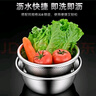 LZJV不锈钢沥水篮洗菜盆厨房家用洗水果洗菜篮淘米盆筛 【食品级不锈钢+特厚特深】马上结束 /【26cm】实盆送漏盆 实拍图