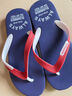 美人桥男人字拖时尚户外休闲拖鞋舒适透气鞋柔软底夹脚拖658-1 深兰 44 实拍图