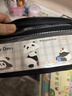 得力熊猫痛包学生笔袋 简约双拉链大容量铅笔盒多功能文具收纳袋 男女孩礼物黑BC435 实拍图