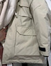 优衣库男装女装高级保暖羽绒茄克冰雪羽绒户外连帽外套477136 30 浅米色 S /165/84A 实拍图