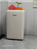 小吉（MINIJ）复古121L单门冰箱租房家用客厅宿舍办公室圣诞礼物迷你小型冰箱冷藏冷冻一体奶油风电冰箱BC-121CM 实拍图