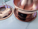 炊老爷 铜火锅碳电两用纯紫铜老式插电木炭铜锅火锅鸳鸯铜锅具涮肉暖锅 30CM遥控双味锅【2-4人】 实拍图