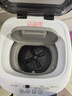 智洁小黄鸭婴儿迷你洗衣机3.5kG高温煮洗全自动洗衣机宝宝小型儿童带智能烘干杀菌除螨洗烘一体机家用 3.5KG白+99.99%除螨杀菌+洗脱一体+冲量 实拍图