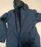 罗蒙2025新款秋冬季户外冲锋衣男女三合一可拆卸两件套加绒加厚登山服 深蓝色三合一 2XL 实拍图