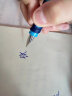 得力(deli)EF明尖学生正姿练字钢笔套装 中小学生办公签字笔墨水笔 附笔盒+可擦纯蓝墨囊（搭配S626擦除笔）A932 开学文具 实拍图