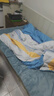 雅鹿·自由自在 床单冬季加绒1.5/1.8x2米床牛奶绒被单 毛绒双人单件230*245浅蓝 实拍图