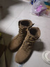 际华三五零五新式棕色作战靴男夏季碳板作战鞋超轻高帮耐磨训练靴真皮登山鞋 棕色作战靴【铜扣碳板顶配款】 42/260【原厂正品 两双鞋垫】 实拍图