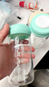 可瑞儿（MyCarol）玻璃储奶瓶宽口径婴儿奶瓶母乳保鲜存奶180ml*2个装 CN-P01 实拍图