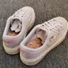 彪马（PUMA）黑色增高厚底松糕鞋女新款秋季休闲鞋PLATFORM397233 浅粉色-黑色-金色-05 35.5 实拍图