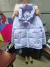 森马（Semir）羽绒服女肌理条纹学院风2025冬立领宽松插肩袖面包服109725113020 实拍图