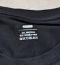 京东京造【10A抗菌T】长袖t恤男卫衣打底衫衣服白小T男装 黑色 XL 实拍图