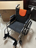 鱼跃 (yuwell)手动轮椅车H062折叠老人轻便免充气铝合金旅行手推代步 实拍图