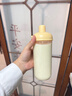 乐扣乐扣（LOCK&LOCK）奶茶杯塑料杯吸管杯便携提手水杯女果汁咖啡杯 奶黄色-700ML 实拍图