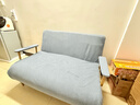 宜王巢可折叠沙发床两用单人双人小户型客厅懒人沙发床多功能网红奶油风 【加厚款】灰色海绵款+德邦送货上门 120*190cm[送三个抱枕]（90%选择） 实拍图