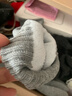 北极绒袜子女中筒毛圈袜秋冬季长筒袜加厚加绒地板保暖毛巾袜 随机色 1双 均码 实拍图