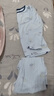 儿童内衣套装男童女童秋衣秋裤纯棉中大童无骨莱卡棉家居保暖睡衣 蓝色宇航员-满花莱卡 150 建议身高130-140cm 实拍图