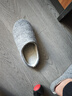 内泊（NEIBO）【超舒服】乳胶棉拖鞋男冬季女室内家居大码防滑防臭保暖羊毛灰42 实拍图