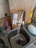 德思克净水器水龙头过滤器家用自来水滤水器直饮前置过滤器厨房卫生间通用除余氯双出水可清洗滤芯 一机2芯【升级阻垢抑菌】 实拍图